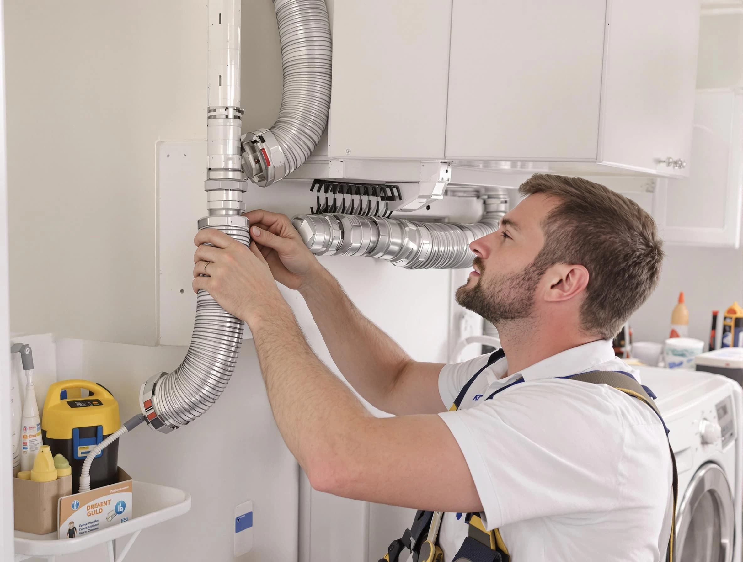 Professional dryer vent repair and installation by American Fork Dryer Vent Cleaning in American Fork