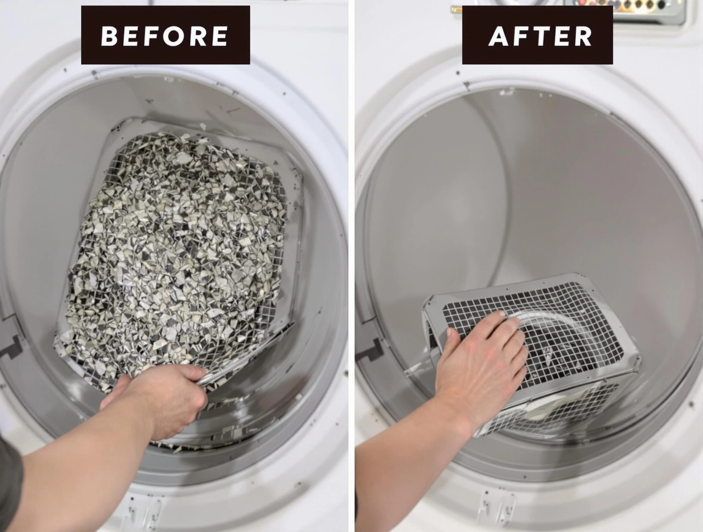 Professional lint trap cleaning by American Fork Dryer Vent Cleaning in American Fork