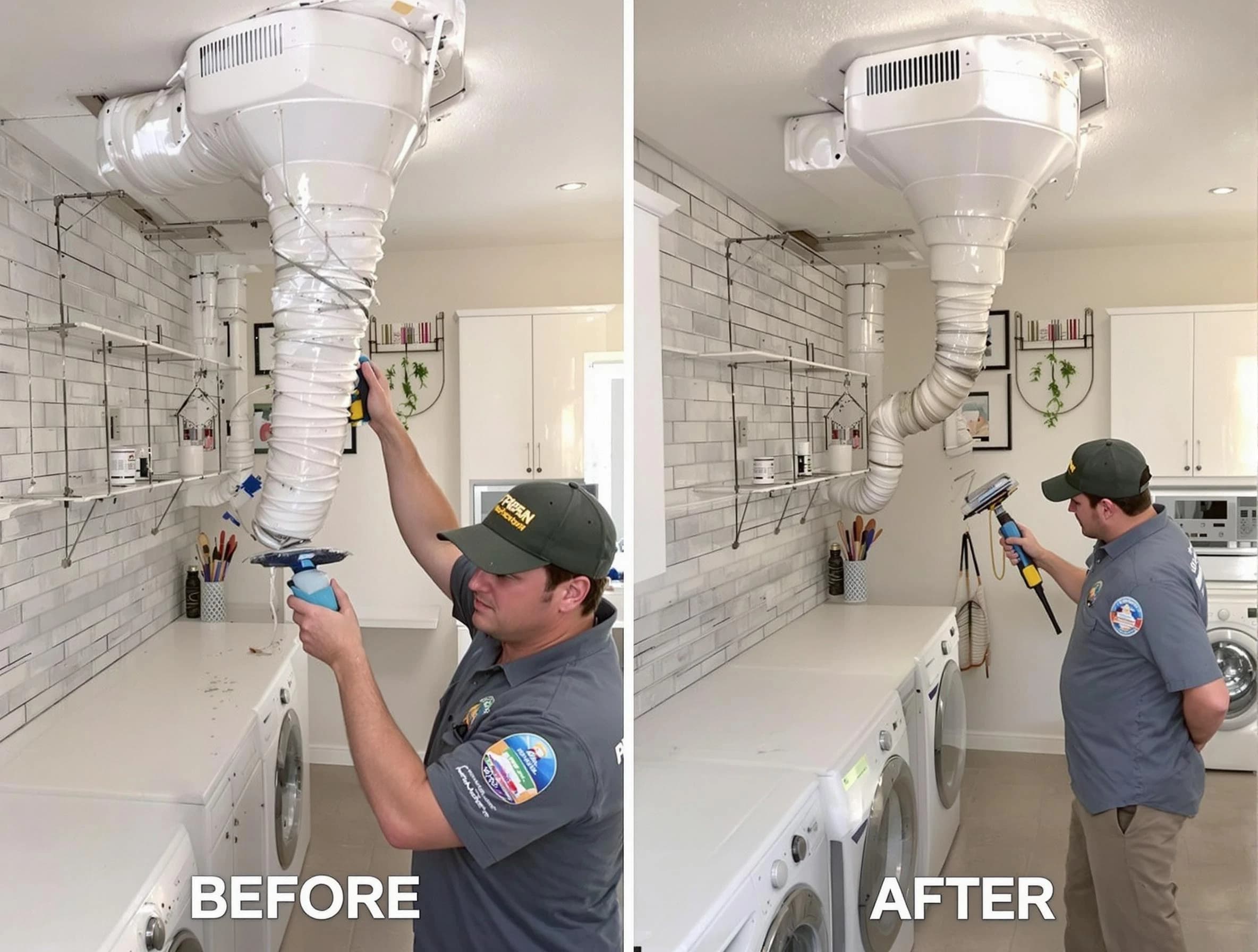 Professional dryer exhaust vent cleaning by American Fork Dryer Vent Cleaning in American Fork