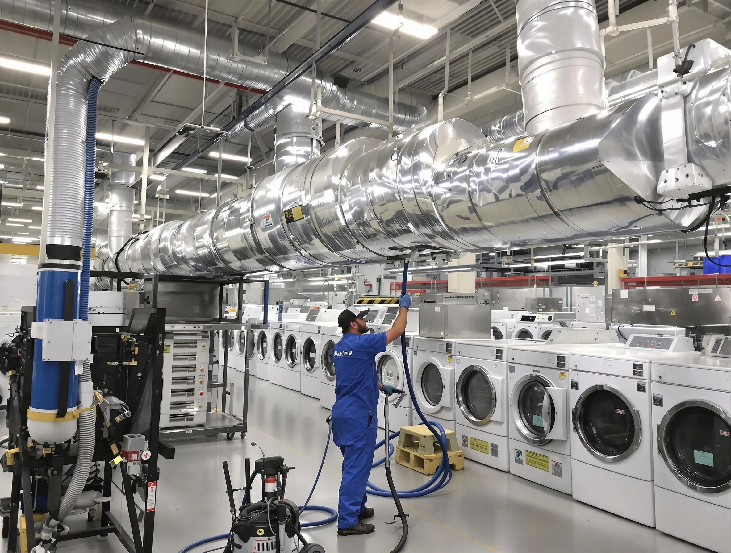 American Fork Dryer Vent Cleaning team performing heavy-duty industrial dryer vent cleaning in American Fork